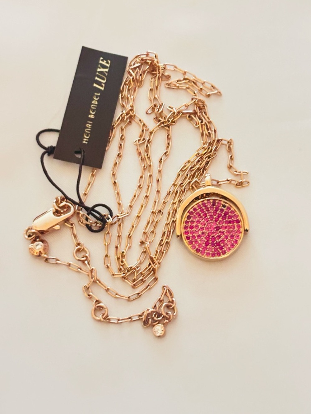 Henri Bendel Swarovski Dream Charm Necklace